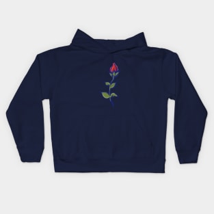 Vintage Rose Kids Hoodie